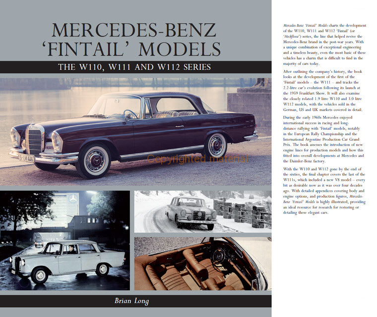 Mercedes-Benz &#39;Fintail&#39; Models